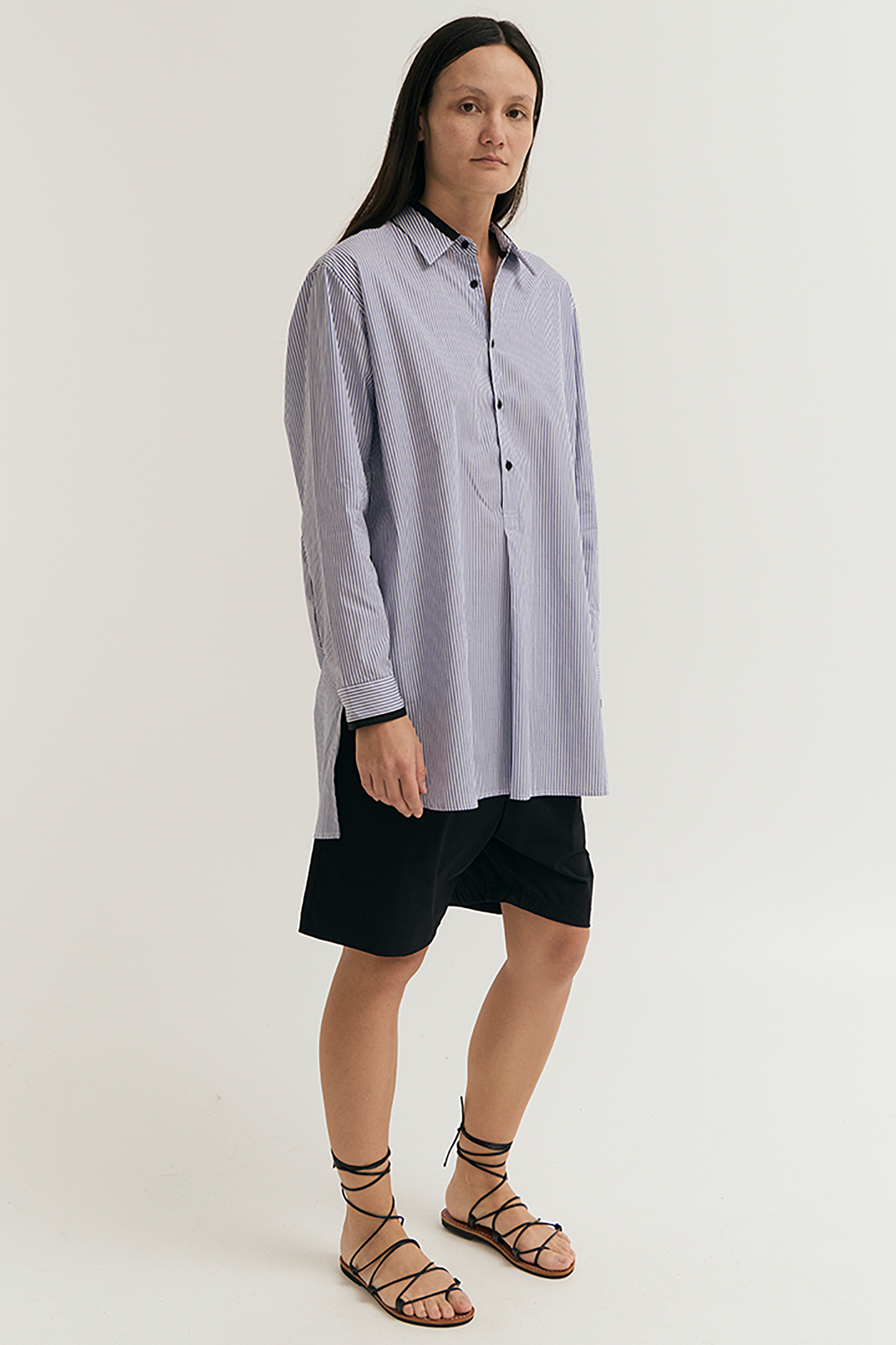 COLLARED TUNIC SHIRT