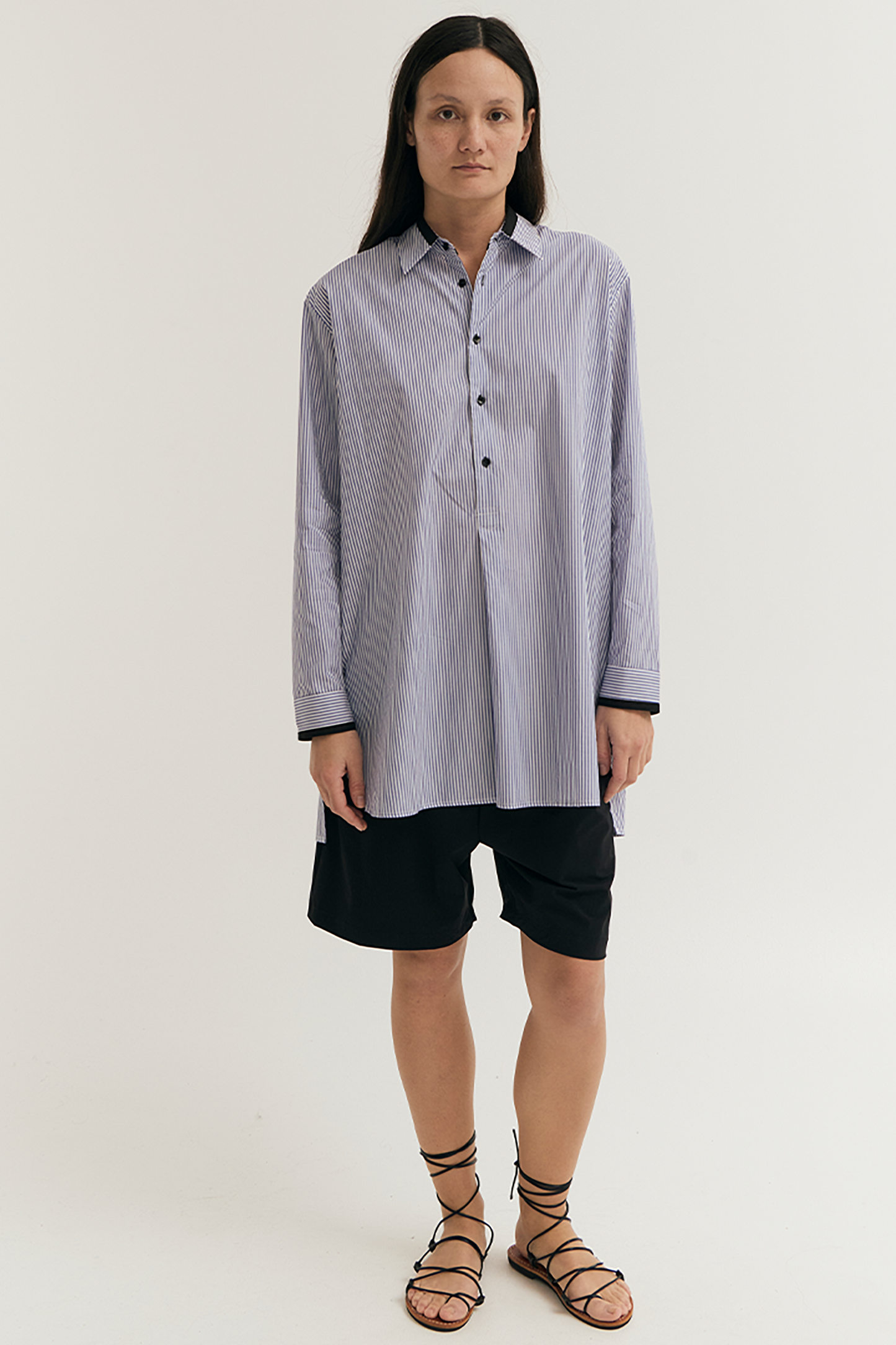 COLLARED TUNIC SHIRT