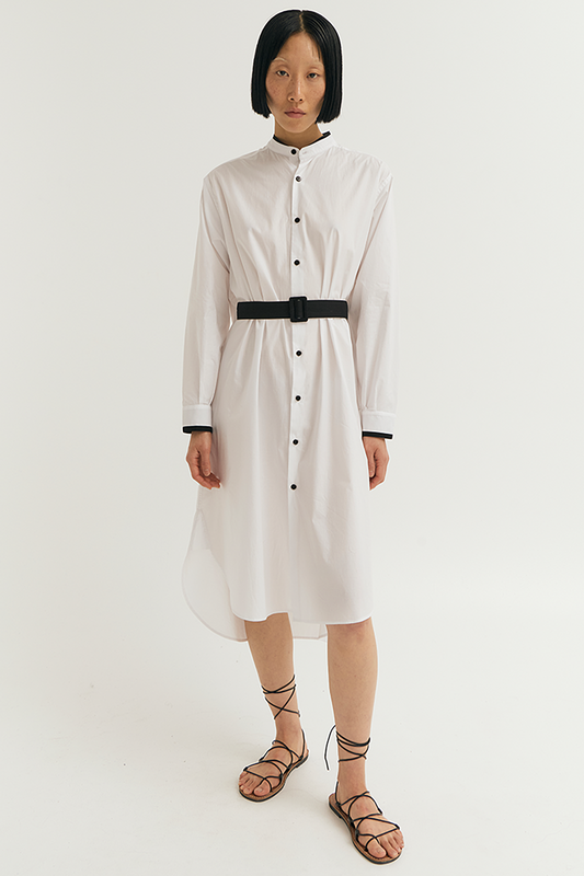 BELTED SHIRTDRESS