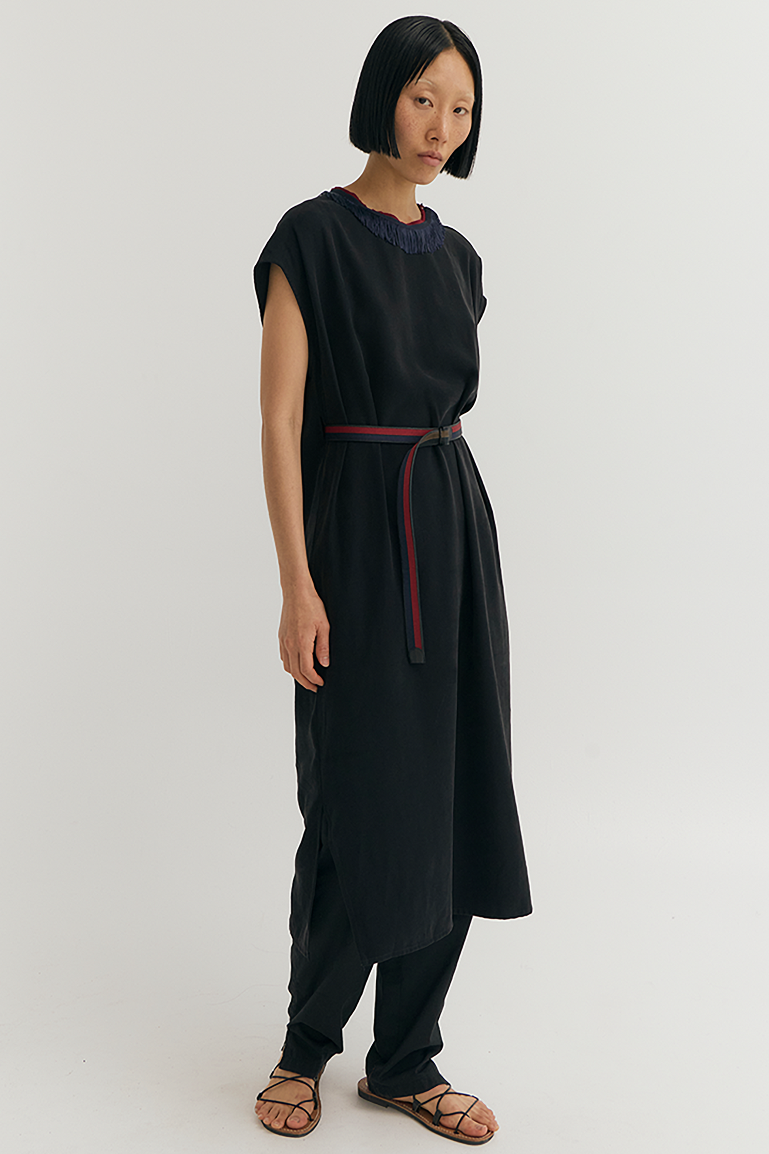 Belted Tunic Dress Elegant White Tunic for Women | EMOTE Emote World Belted Tunic Dress Elegant White Tunic for Women | EMOTE Emote World