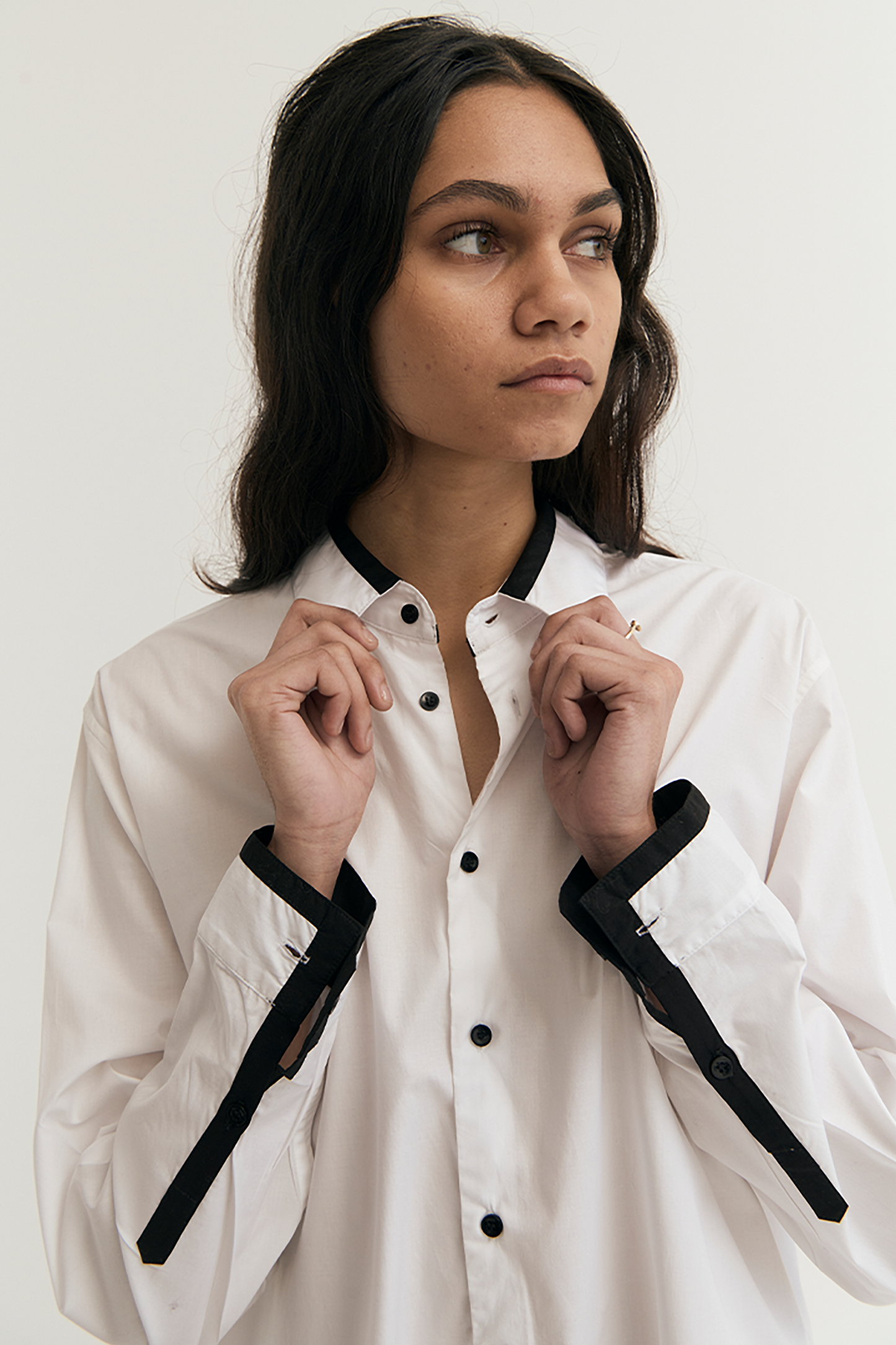 COLLARED TUNIC SHIRT