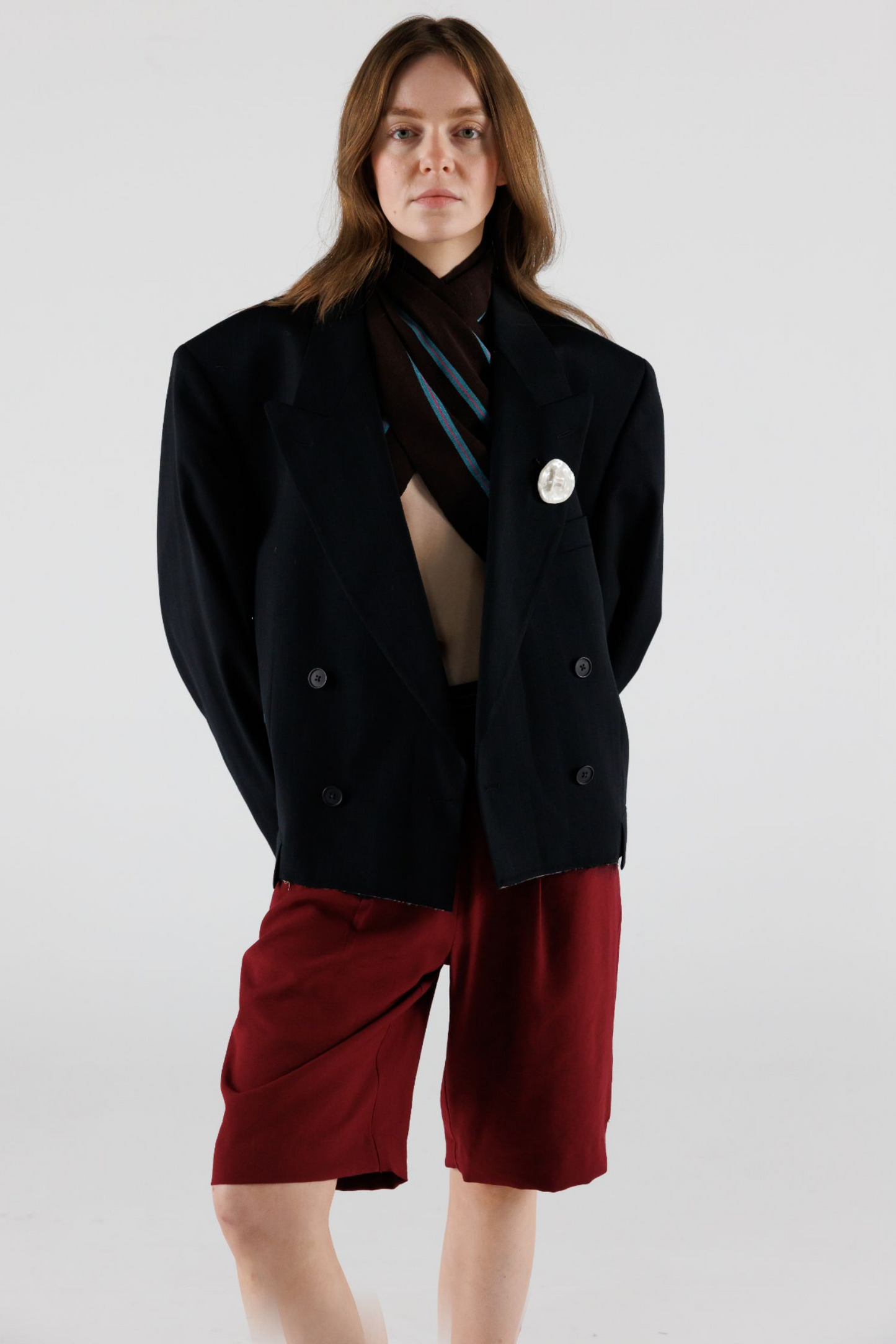 UPCYCLED CROPPED BLAZER