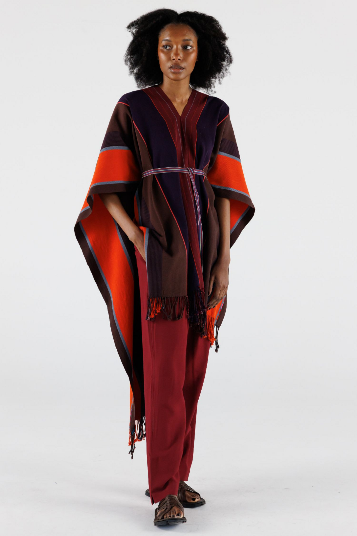 Handloom Poncho Dress