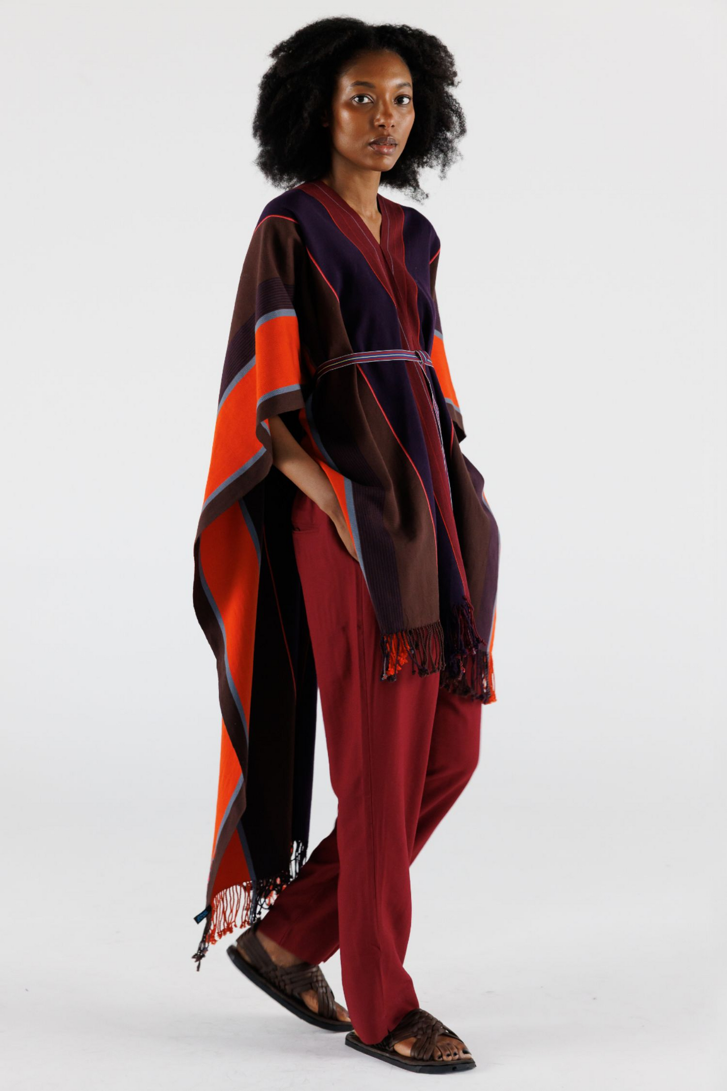 Handloom Poncho Dress