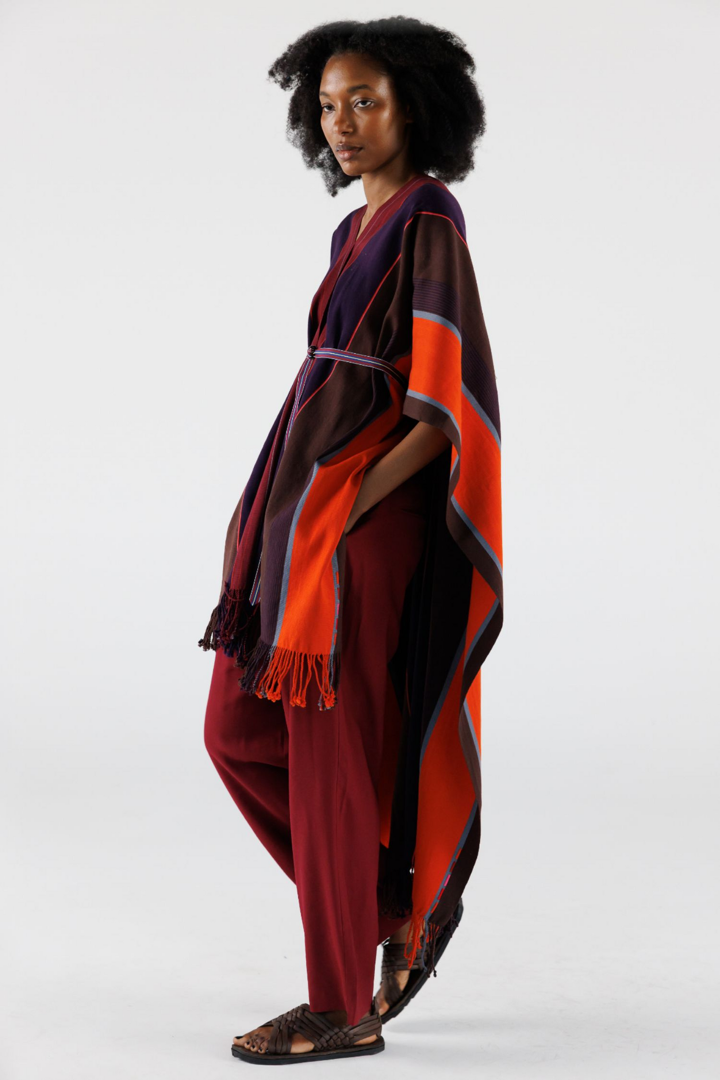 Handloom Poncho Dress