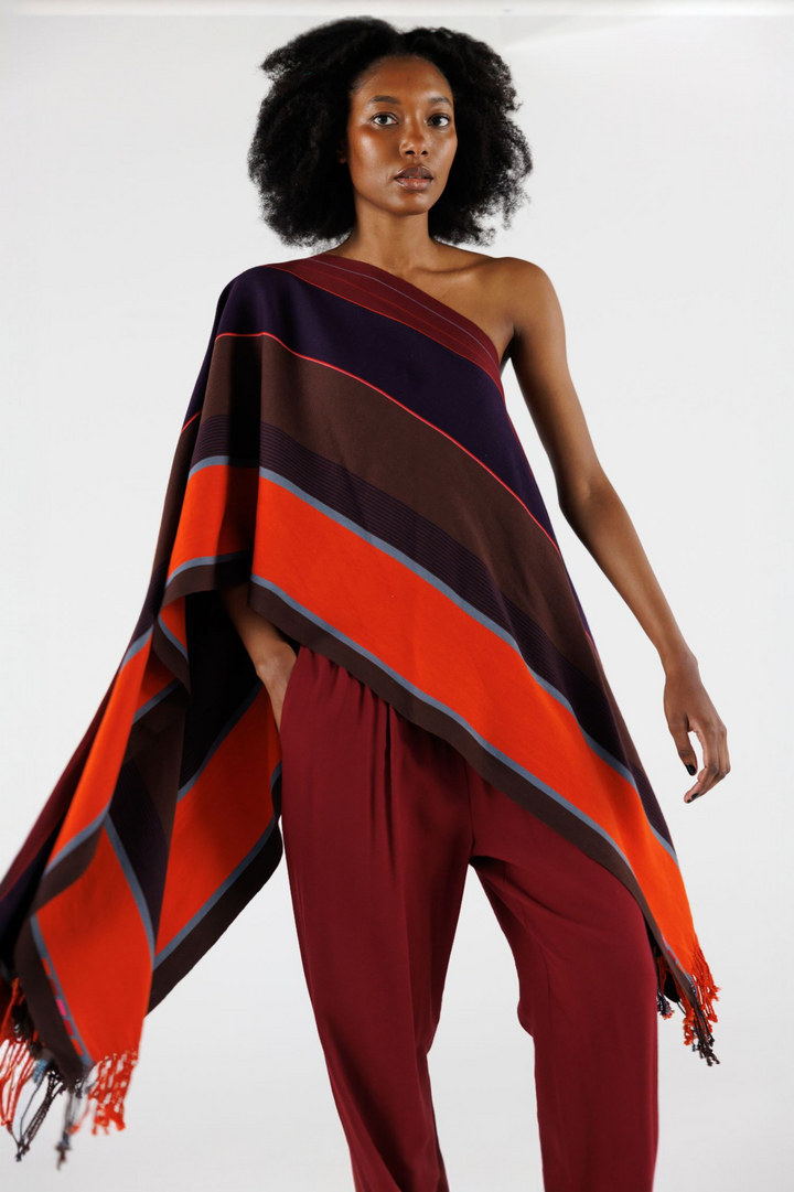 Handloom Poncho Dress