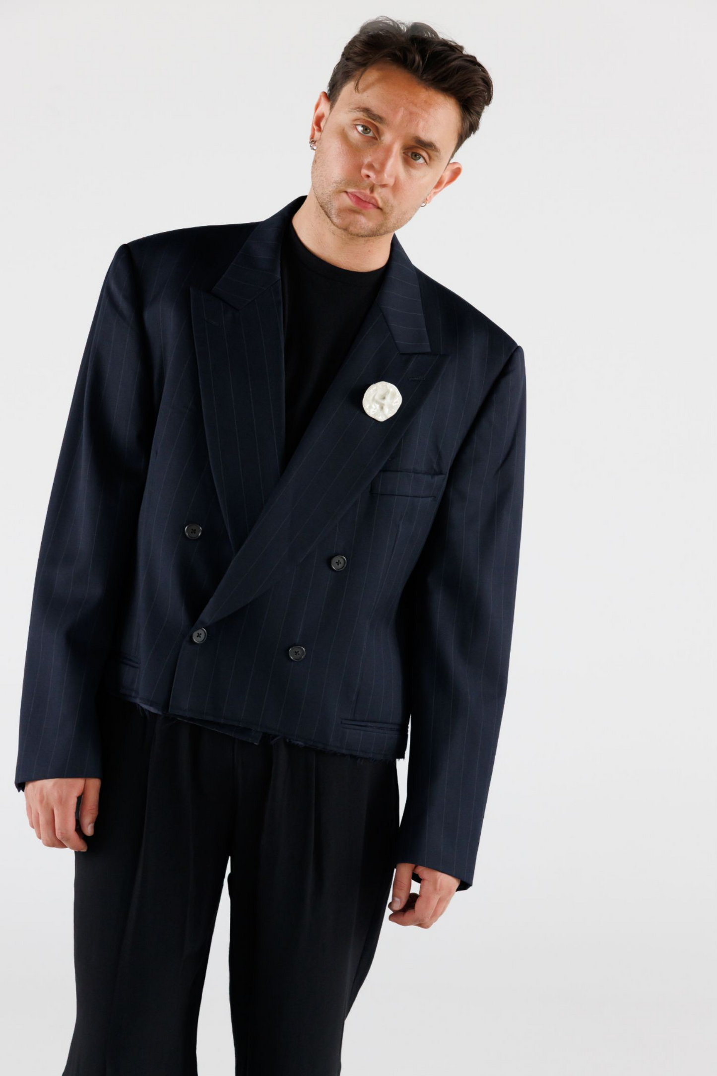 UPCYCLED CROPPED BLAZER