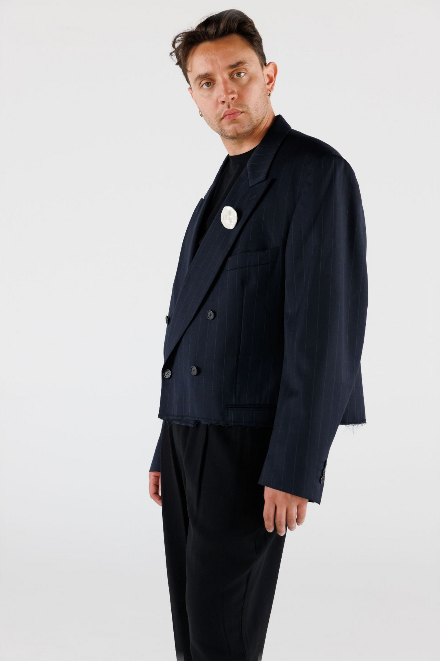 UPCYCLED CROPPED BLAZER