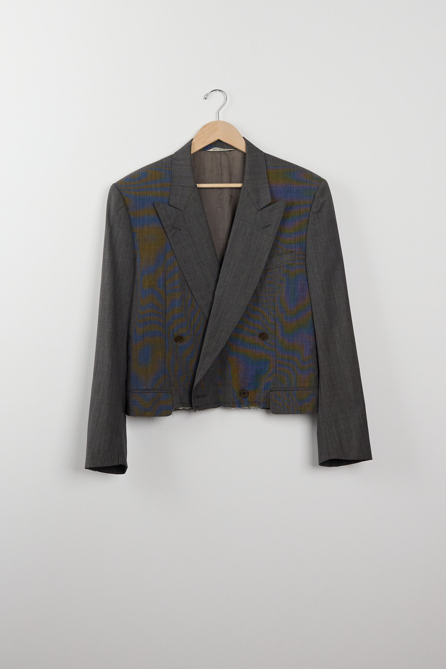 UPCYCLED CROPPED BLAZER