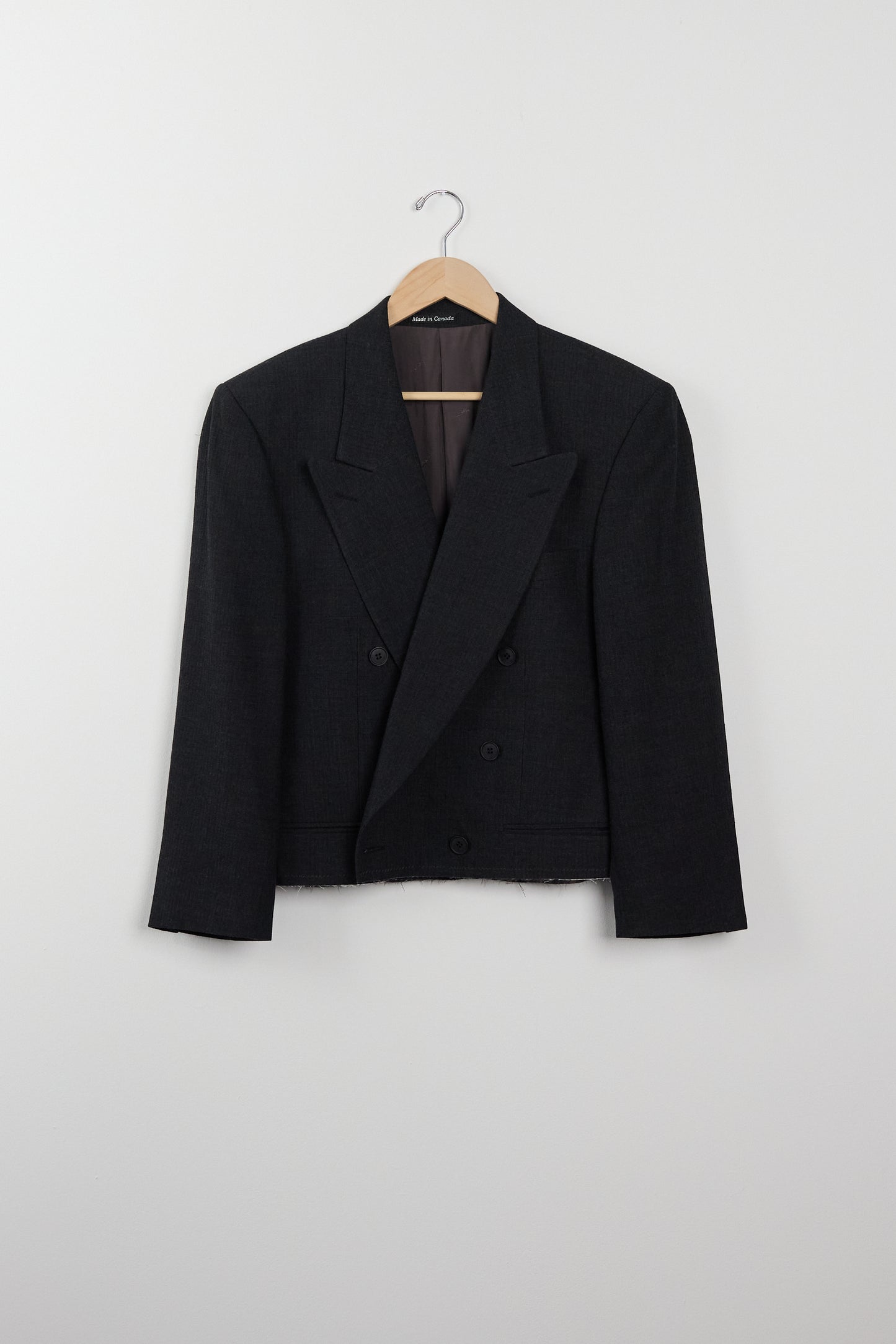 UPCYCLED CROPPED BLAZER