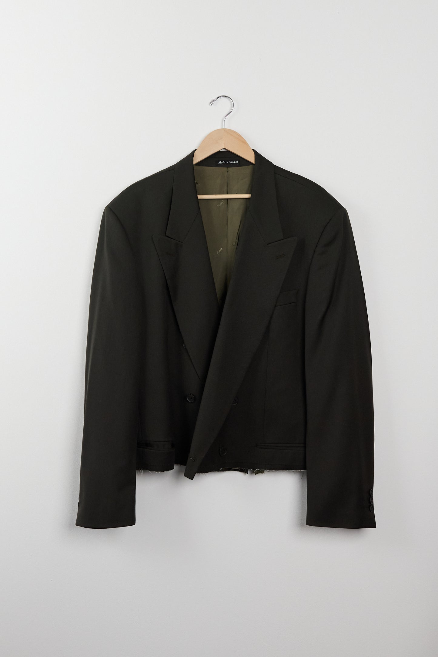 UPCYCLED CROPPED BLAZER