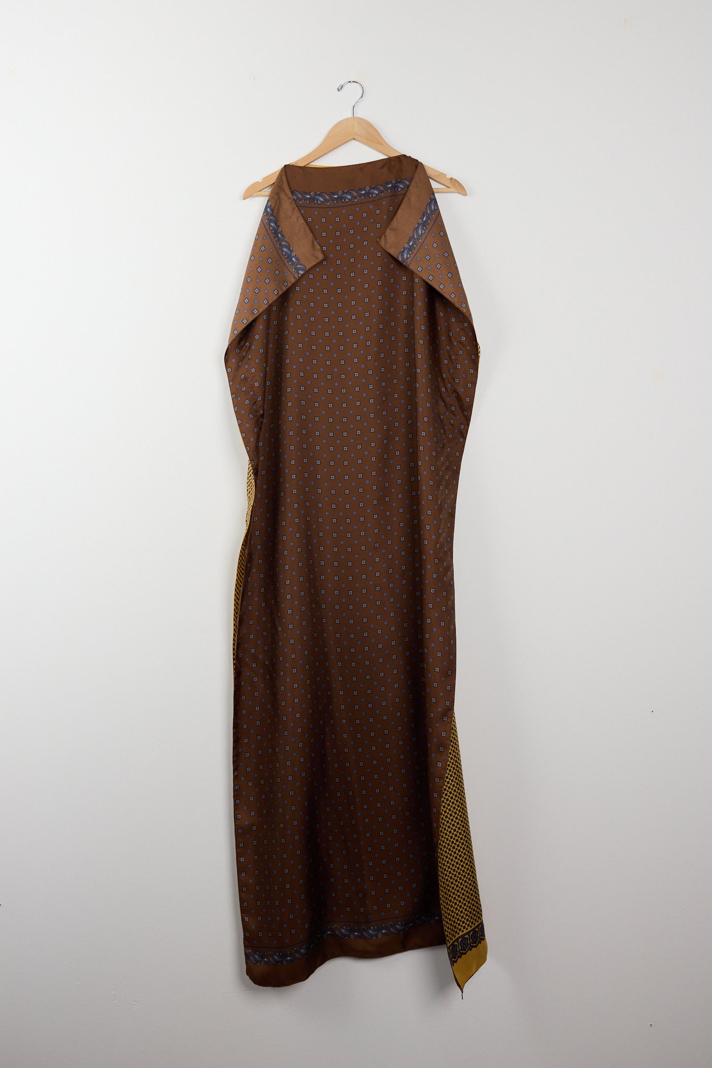 SCARF PRINT GOWN